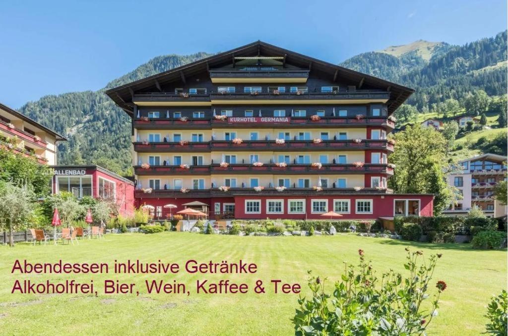 Hotel Germania Gastein - Ganzjaehrig Inklusive Alpentherme Gastein & Sommersaison Inklusive Gasteiner Bergbahnen باد هوفغاستين المظهر الخارجي الصورة